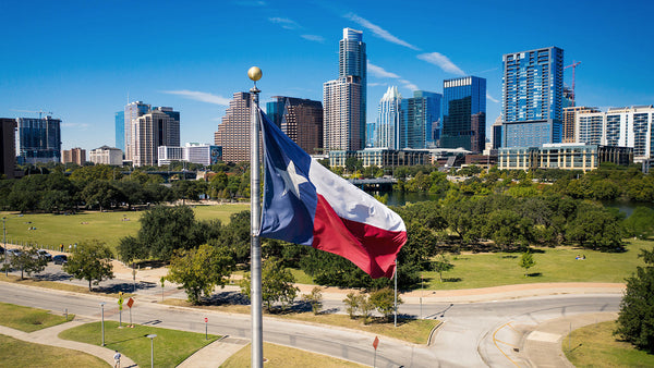 US made Texas flags