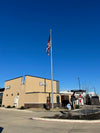 50'x10". Satin finish. Internal winch. Flying 10' x 15' U.S. flag.