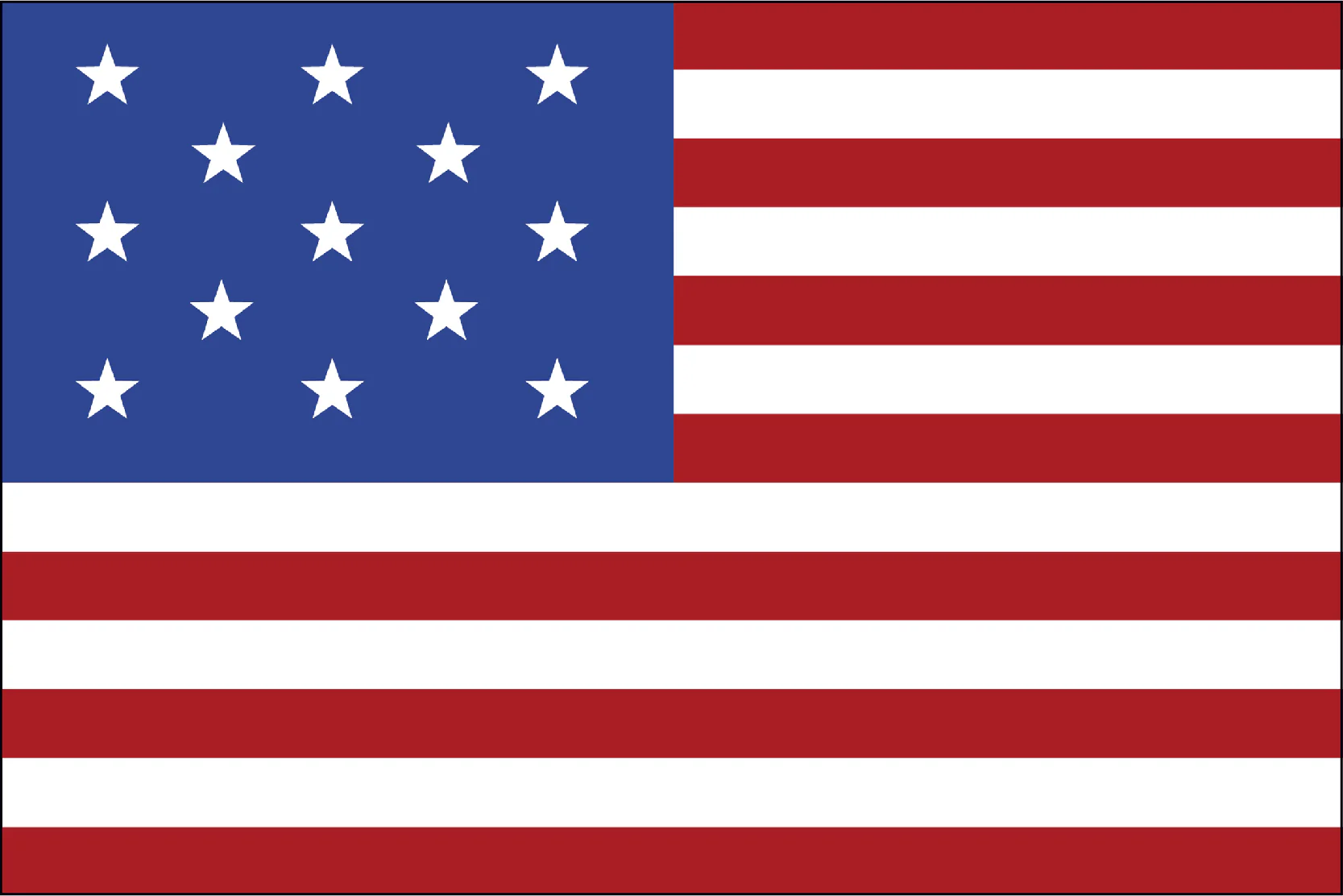 old glory flag, 13 star us flag