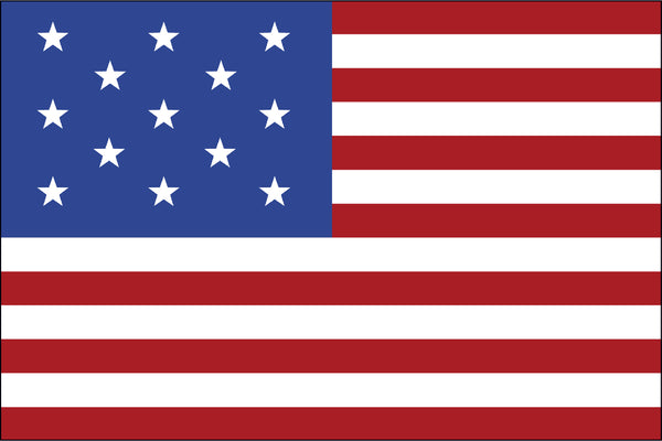 old glory flag, 13 star us flag