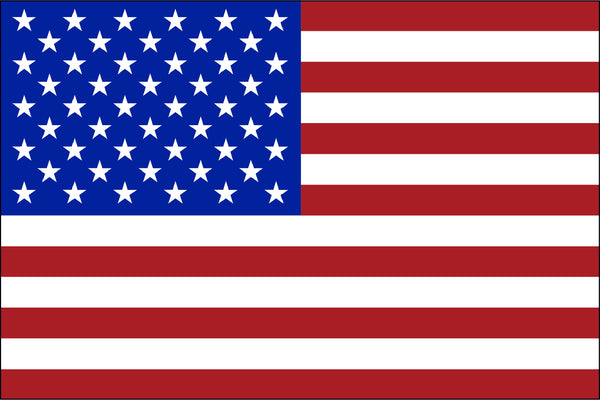 The 50 Star 4" x 6" Flag