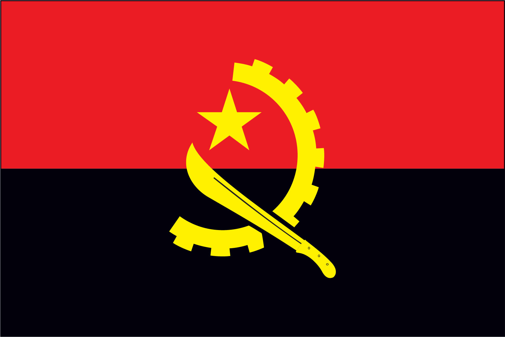 Angola Miniature Flag 4