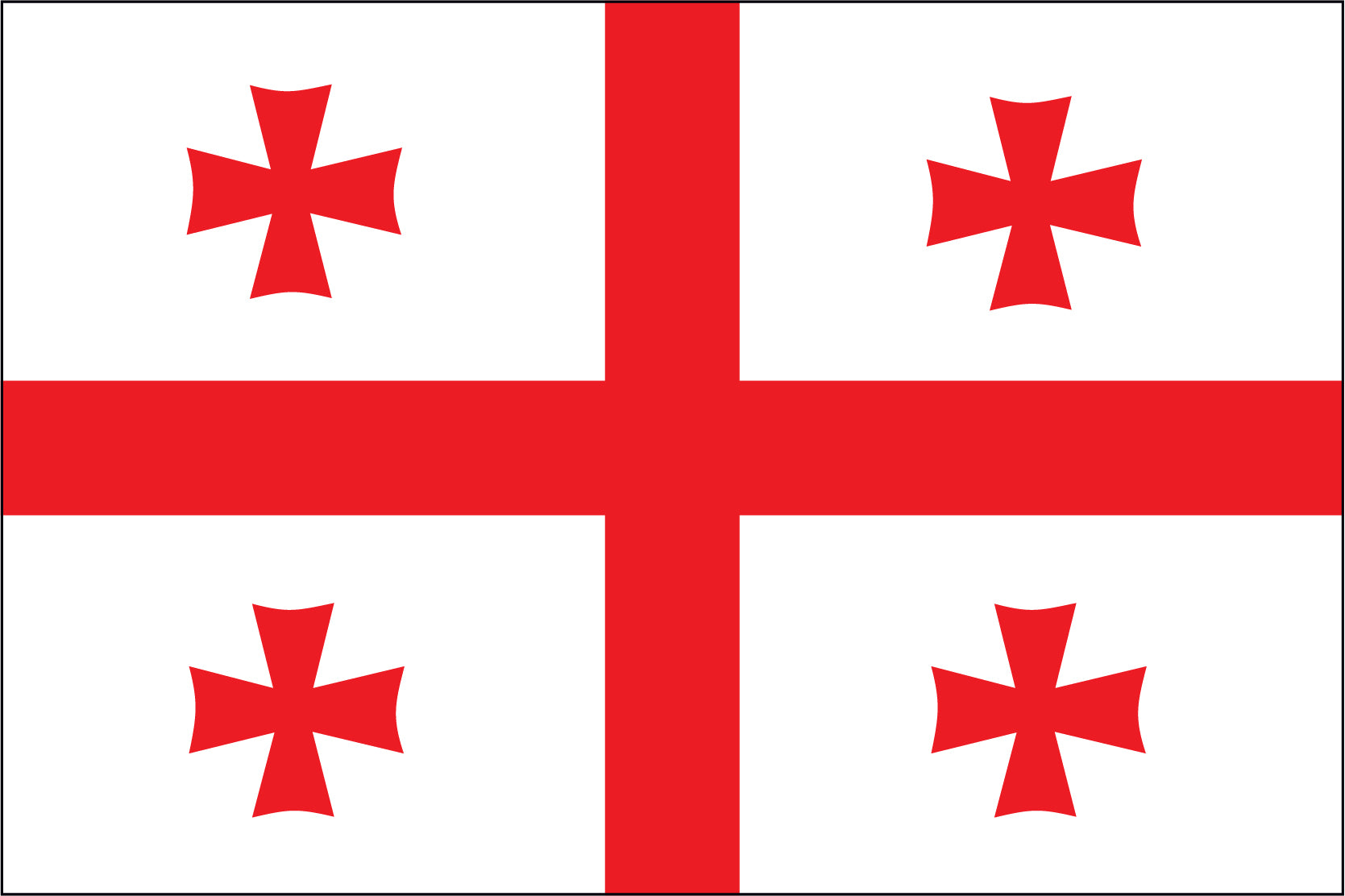 Georgia Miniature Flag 4