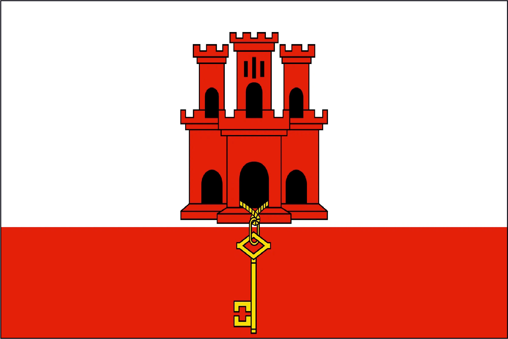 Gibraltar Flag - CALL FOR AVAILABILITY