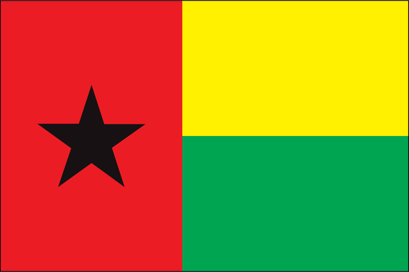 Guinea-Bissau Miniature Flag 4