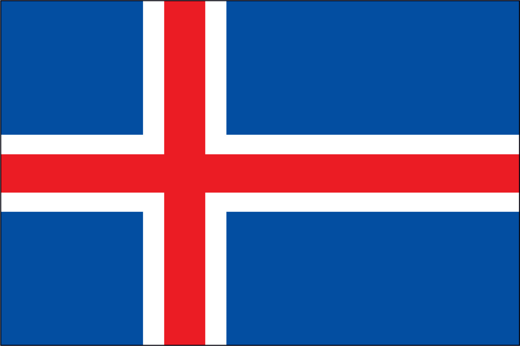 Iceland Miniature Flag 4