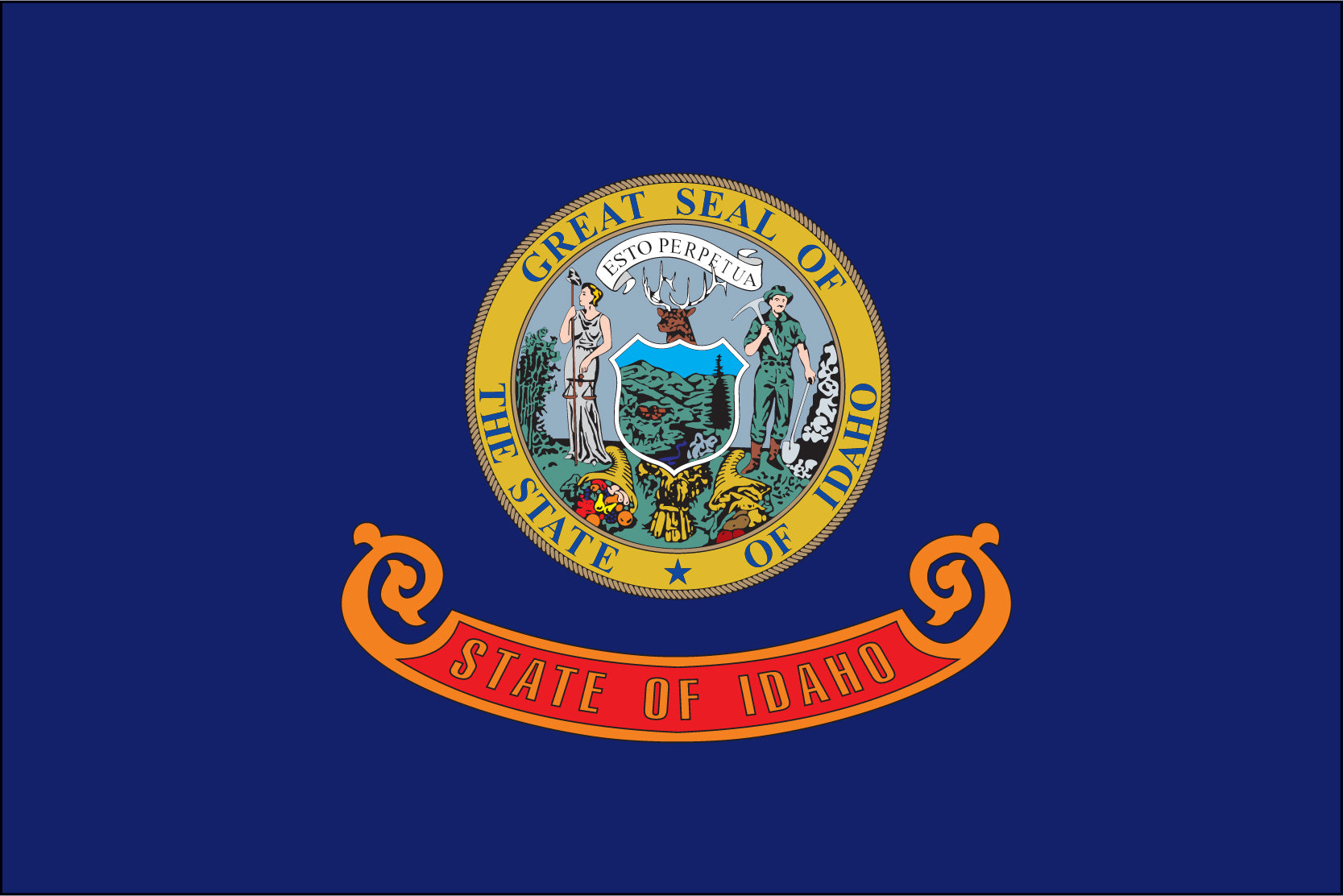 idaho flag, flag of idaho