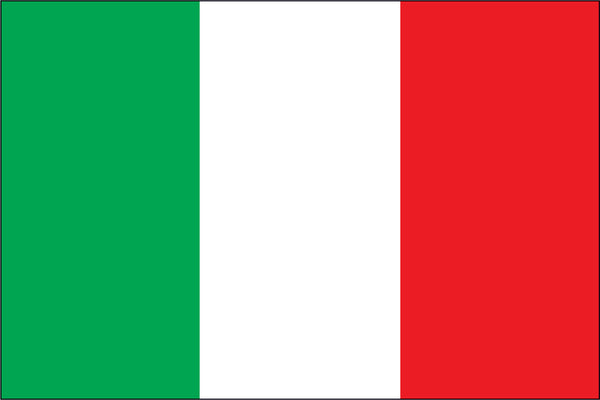 Italy Miniature Flag 4" x 6"