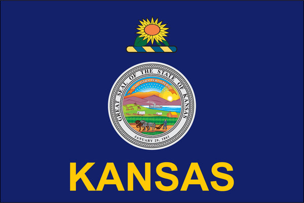 kansas state flag, flag of kansas