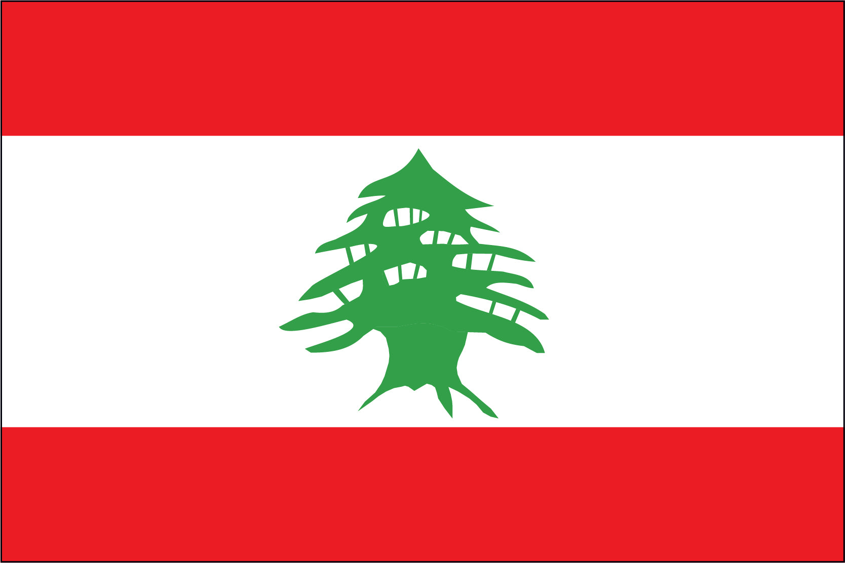 Lebanon Miniature Flag 4