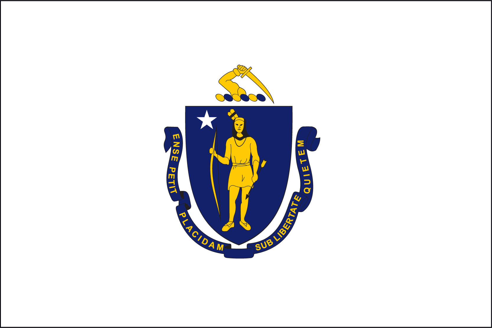 massachusetts state flag, flag of massachusetts