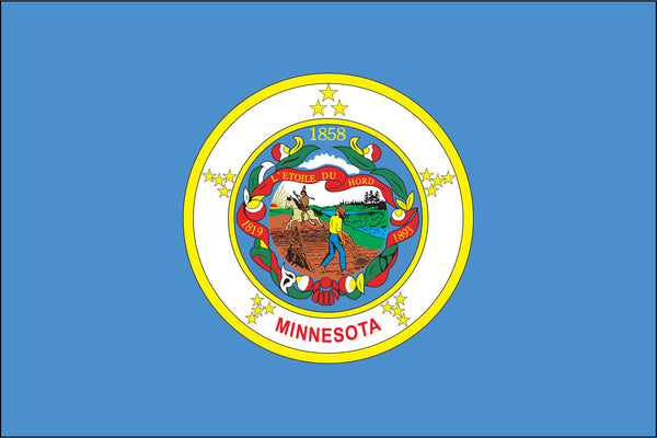 minnesota state flag, flag of minnesota