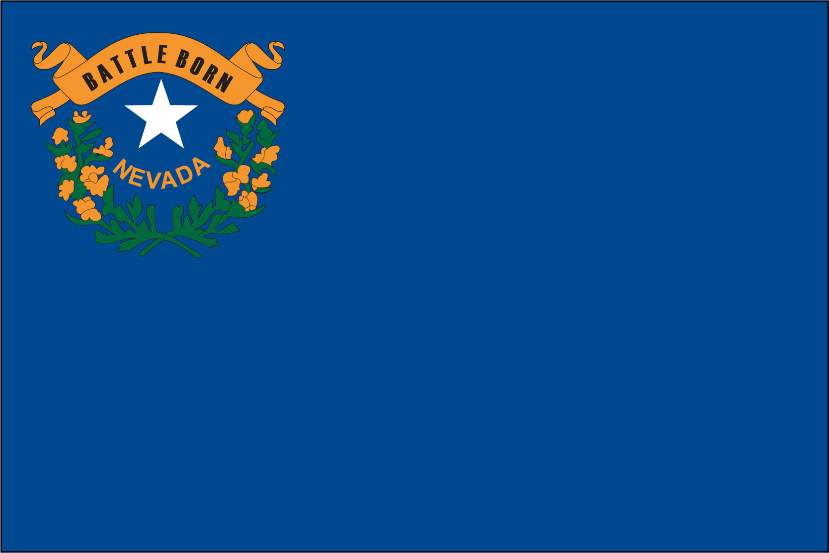 nevada state flag, flag of nevada