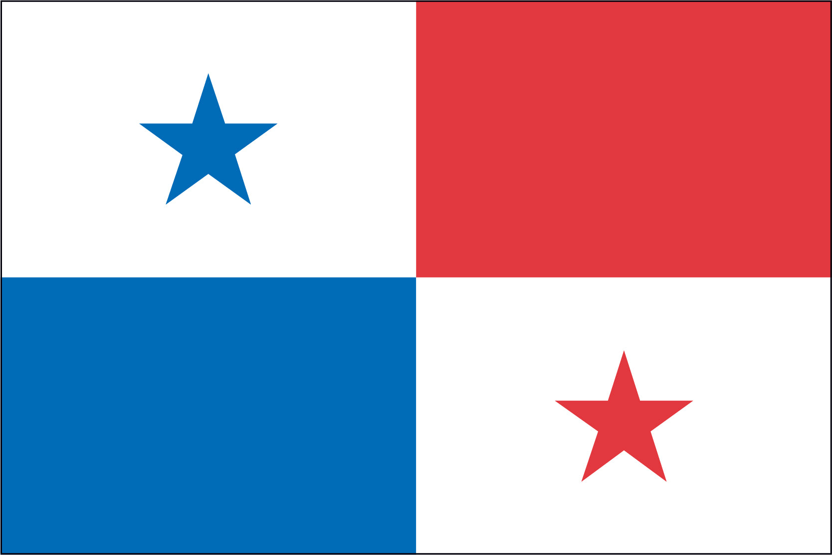 Panama Miniature Flag 4