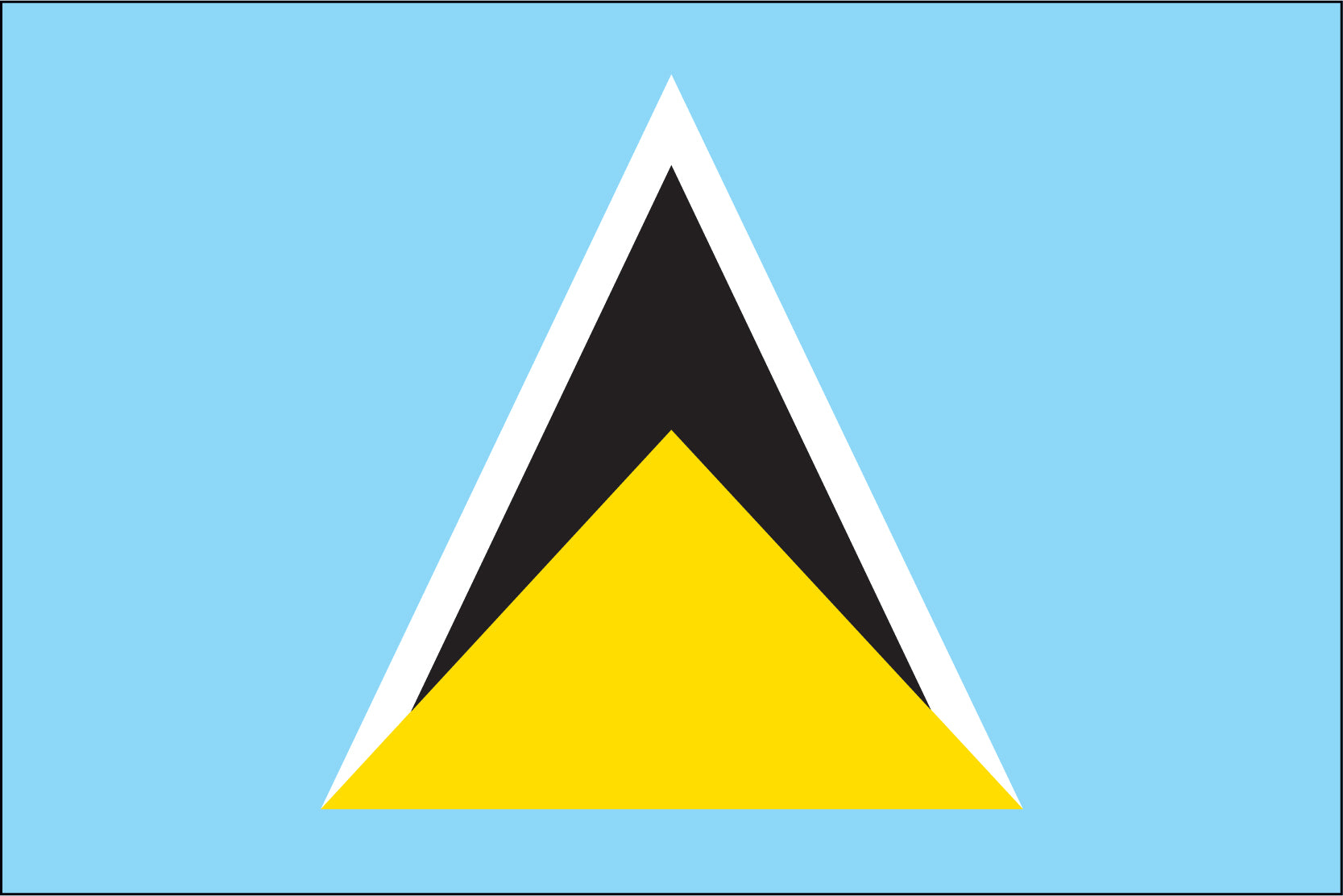 St. Lucia Flag