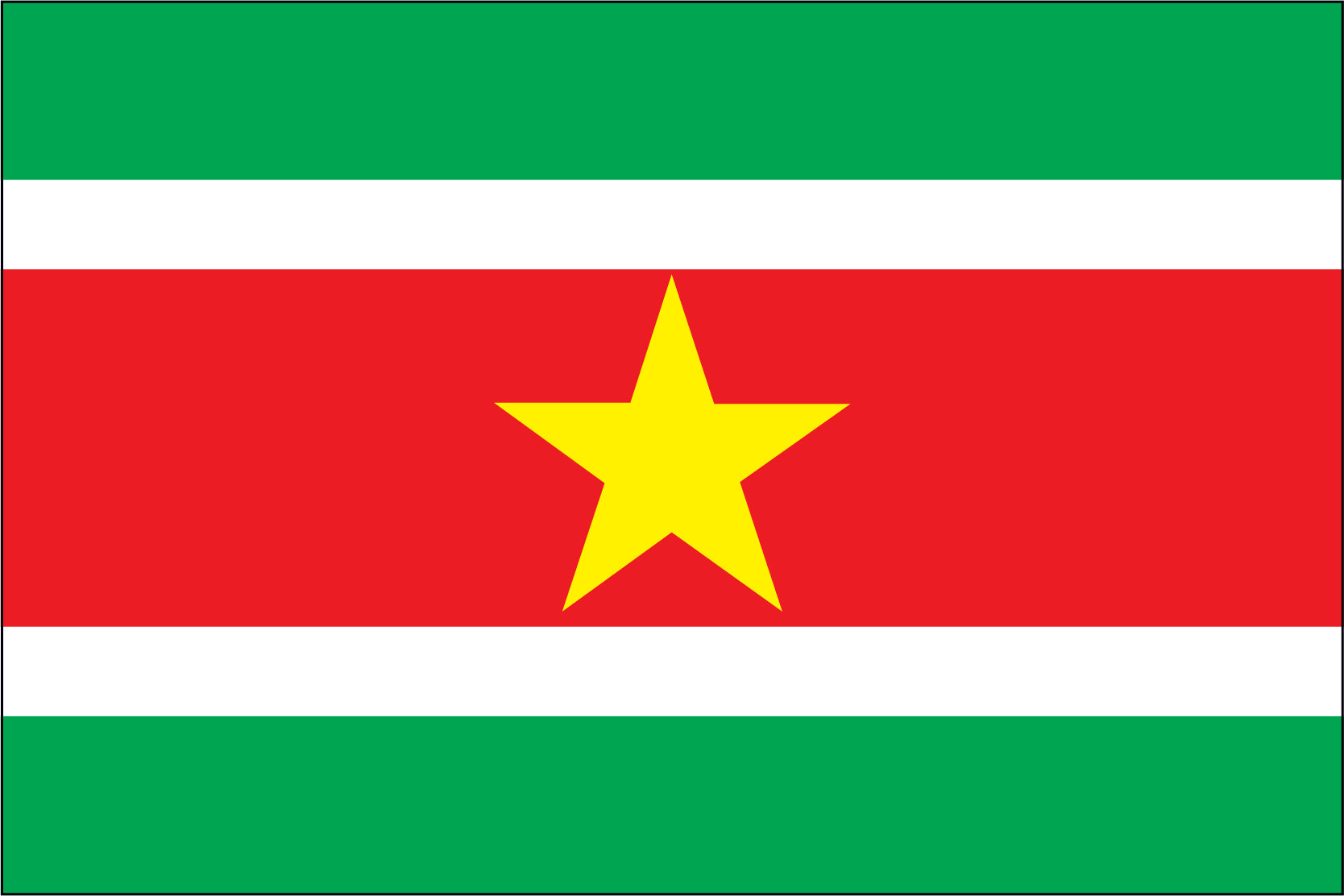 Suriname Flag