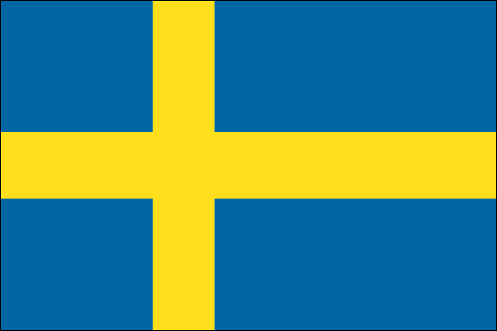 Sweden Miniature Flag 4