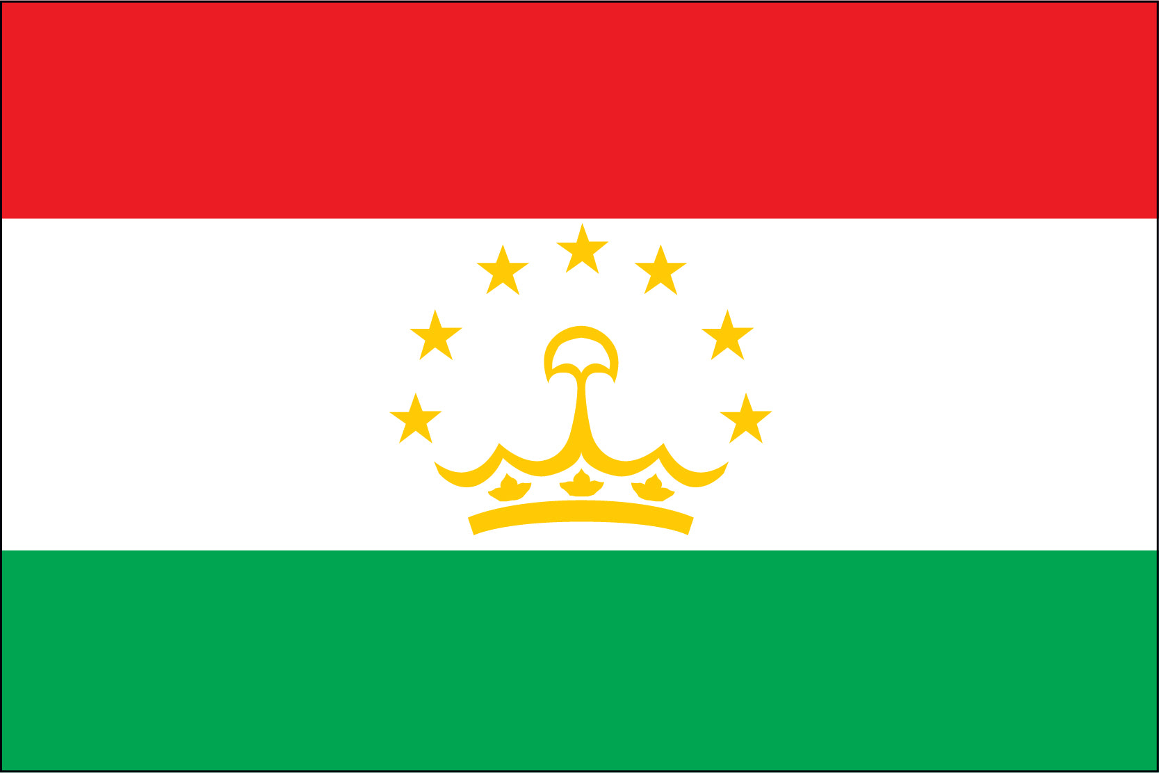 Tajikistan Flag