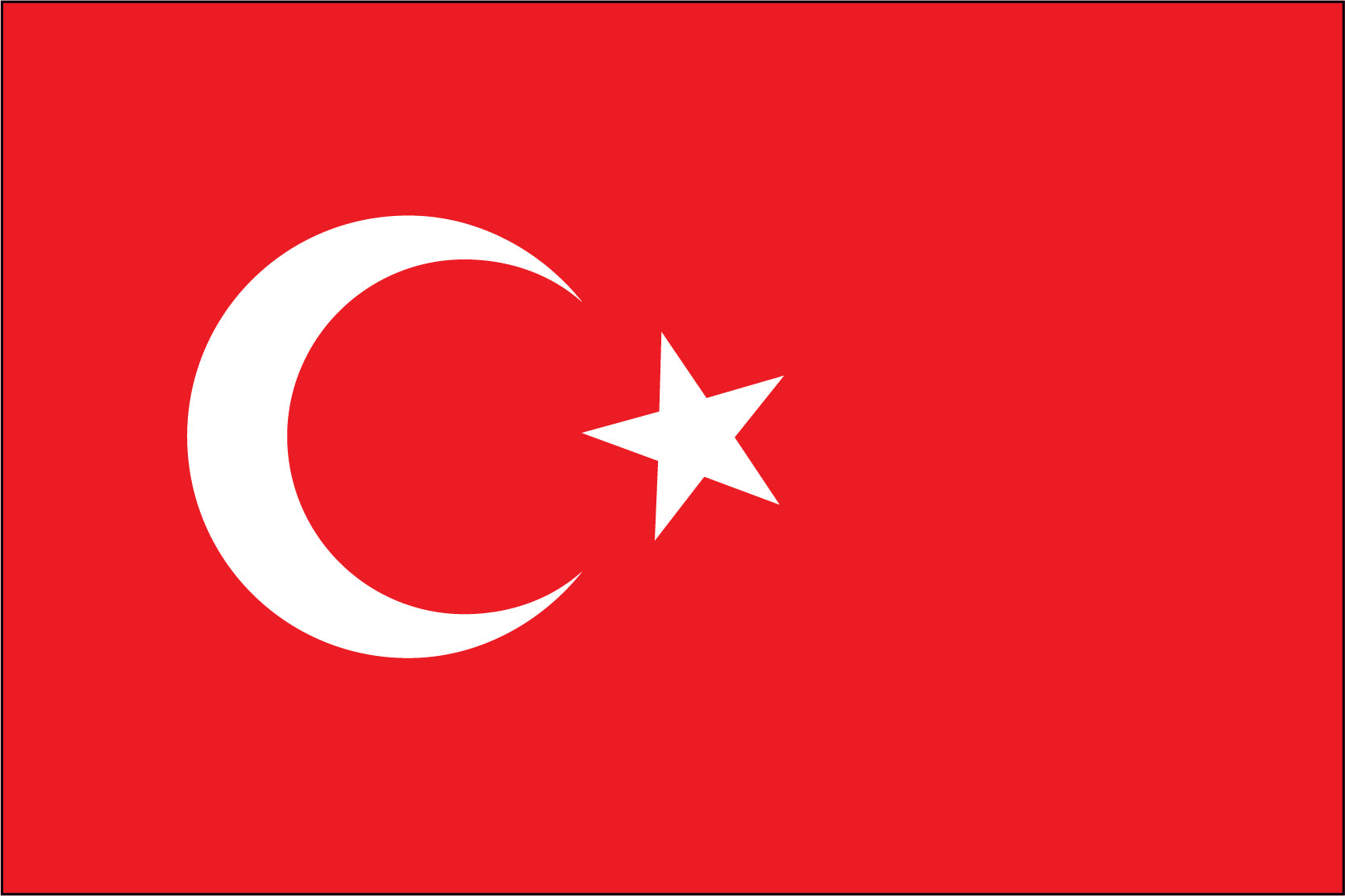 Turkey Miniature Flag 4