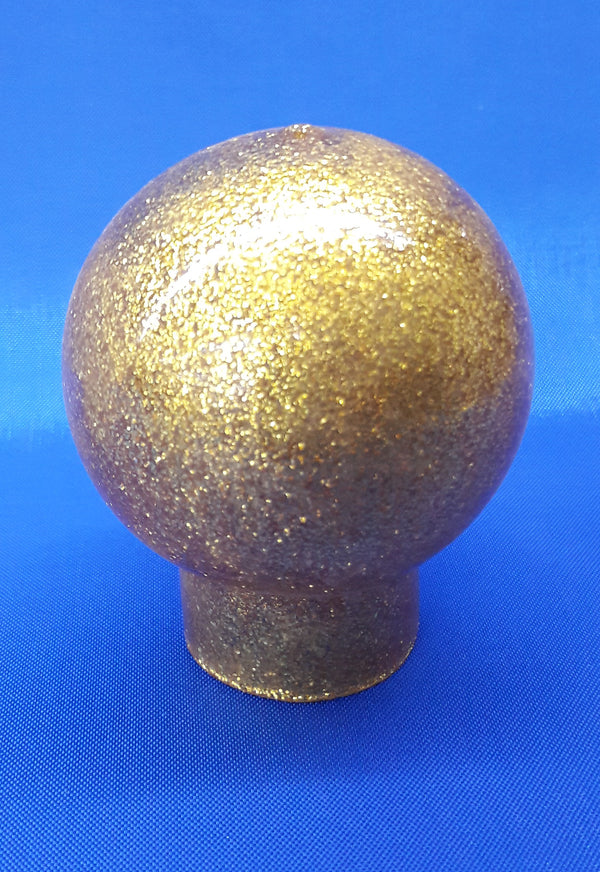 Vinyl Balls, Gold for 1-3/8" O.D. pole