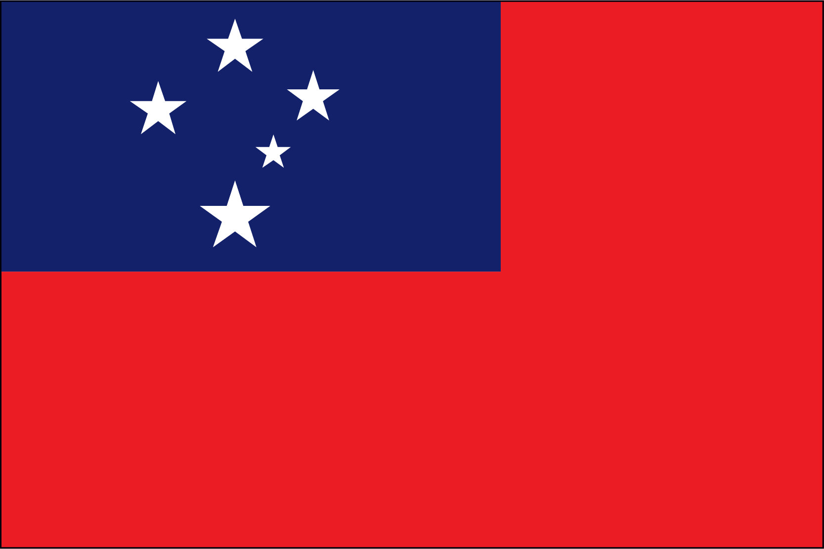 Western Samoa Flag