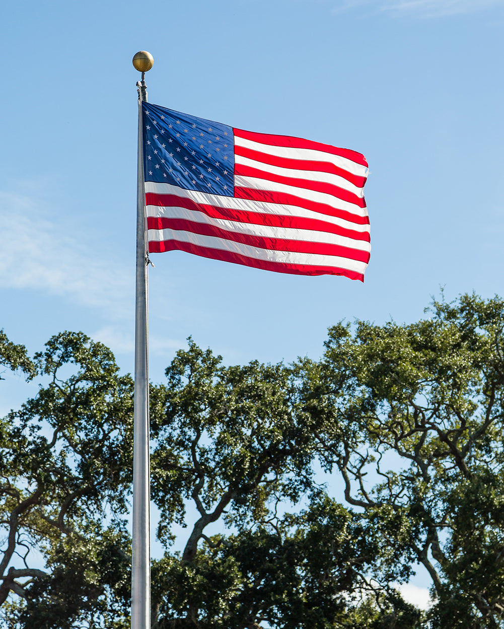 Aluminum Flagpole – 20' tall x 3