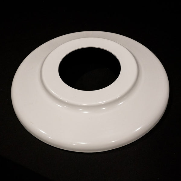 White Fiberglass Flash Collar for 20'-40' commercial fiberglass flagpole