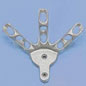 Aluminum Classroom Bracket 3-Hole Cluster