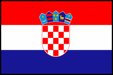 Croatia Miniature Flag 4